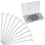 Lot de 100 épingles à boutonnière en Fausses Perles Blanches pour Bouquet de Mariage, Couture, Loisirs créatifs, décorations de