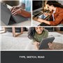 Logitech pour iPad (10e génération) Étui Clavier| Slim Folio avec Clavier sans Fil intégré (Graphite) - German Layout