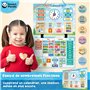 Mon Premier Calendrier par SmartPanda – Jeu Éducatif Magnétique pour Enfants – Comprend une Horloge, une Station Météo et des Ém