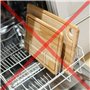 Creative Home Grande Planche a Decouper Bois | 42 x 24,5 x 1,5 cm | Planche à Découper pour la Cuisine | avec Rainure pour le Ju