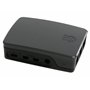 Raspberry Pi Boîtier pour Raspberry Pi 4 (Noir/Gris)
