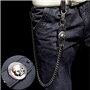 iwobi Chaine Portefeuille Biker, Décor Hommes Portefeuille Chaîne Hip Hop Pantalon Punk Chaîne