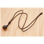 Mayting Pendentif Oeil de Tigre Collier de Pendentif Pierres Précieuses Cadeau pour les Hommes et les Femmes Collier