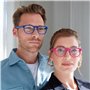 Opulize Pop Pack 3 Rétro Rond Lisse Bleu Mat Rose Pourpre Hommes Femmes Lunettes De Lecture Charnières Ressort RRR2-345 +3,50