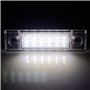 WinPower Ampoule d'éclairage de plaque d'immatriculation 18 SMD Blanc LED Sans erreur Arrière Lampe Compatible avec Chevrolet Cr