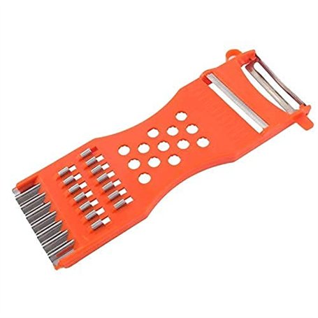 1 râpe multifonction pour fruits et légumes - Longueur : 6