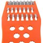 1 râpe multifonction pour fruits et légumes - Longueur : 6,7 cm
