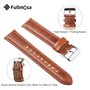 Fullmosa Bracelet de montre 20mm,bracelet de remplacement en cuir véritable, bracelet de montre interchangeable pour hommes et f