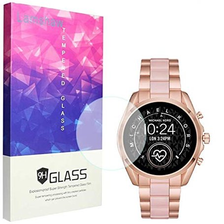 Ceston 9H Protection Ecran en Verre Trempé pour Montre Connectée Michael Kors Bradshaw 2 (3 Pack)