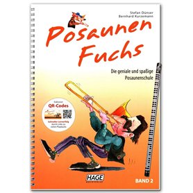 Stefan Fuchs Band 2 Posaunen avec CD, crayon musical – La bobine de posauna géante et amusante de la marque Stefan Dünser Stefan Fuchs Band 2 Posaunen avec CD