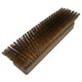 Pièce de rechange pour brosse en laiton et bois 30 x 7 cm avec trou.