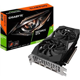 GIGABYTE Gv-N166SOC-6GD Carte Graphique GeForce GTX 1660 Super OC 6G, 2 Ventilateurs Windforce, 6 Go 192 Bits GDDR6, Carte vidéo GIGABYTE Gv-N166SOC-6GD Carte Graphique GeForce GTX 1660 Super OC 6G