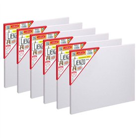 SET 6 TOILE PRE-ETENDUE STARPLAST - Toile à peindre, 50x60 cm, toile blanche, artistique, Toile de coton, 280 gr, pour peinture  SET 6 TOILE PRE-ETENDUE STARPLAST - Toile à peindre