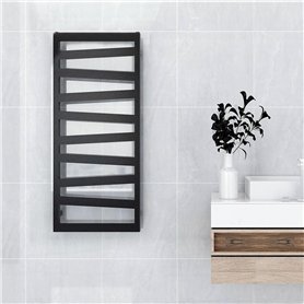 Kibath L428503 Sèche-serviettes électrique avec étagère Fabriqué en aluminium avec finition grise. Faible consommation de 60 W,  Kibath L428503 Sèche-serviettes électrique avec étagère Fabriqué en aluminium avec finition grise. Faible consommation de 60 W