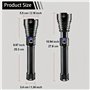 XHP90 Ajustable Zoomable Étanche Torche D
