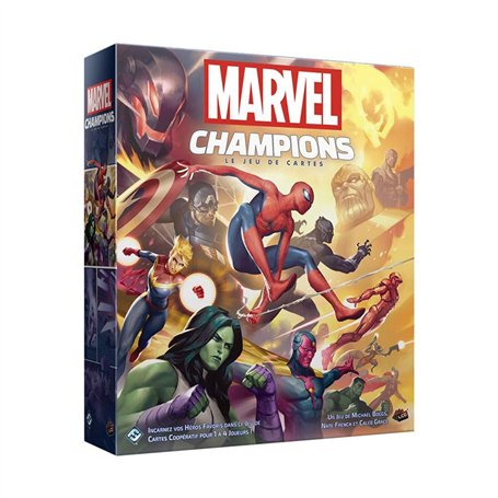 Fantasy Flight Games Jeu de Cartes Marvel Champions : Le Jeu de Cartes (Base)