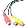 Futheda Câble répartiteur audio prise mâle 3,5 mm vers 3 RCA femelle, câble audio stéréo audio vidéo auxiliaire (rouge/jaune/bla