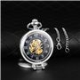 MICGIGI Montre de Poche mécanique à remontage Manuel pour Homme/Femme