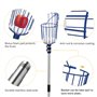 MaidMAX Cueille-Fruits avec Corbeille et Manche Télescopique 4 Mètres, Pince avec Panier en Acier Inoxydable pour Fruits Pomme O