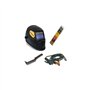 Mecafer 460940 First 140 Kit Poste à souder Inverter MMA Electrodes 140A Max avec cagoule LCD