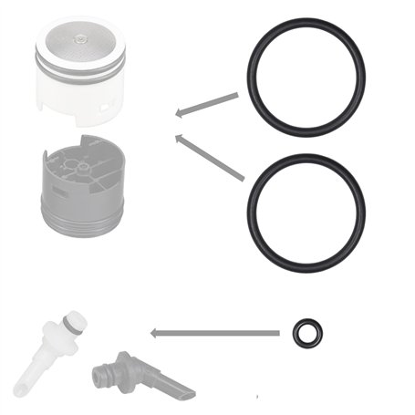 Joint de kit d'entretien de café Snapworld adapté à Krups EA XP ES et Rowenta pour l'ensemble de piston de piston du groupe d'in