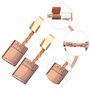 CODIRATO 4Pcs Balais de Charbon en Cuivre Brosse À Charbon Outil Charbons pour perceuses pour MAKITA CB-440/ CB-448 CB-436/19502