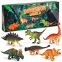 Sanlebi Dinosaures Jouet - Réaliste Figurine Dinosaure Ensemble Modèle Ensemble Animaux Jouet Jeux Educatif Jouets pour Enfants