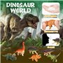 Sanlebi Dinosaures Jouet - Réaliste Figurine Dinosaure Ensemble Modèle Ensemble Animaux Jouet Jeux Educatif Jouets pour Enfants
