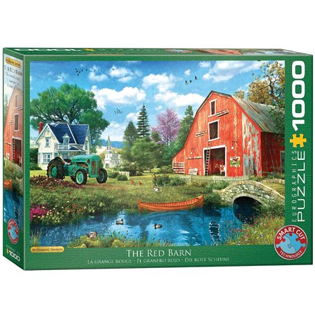 Eurographics 6000-5526 The Red Barn by Dominic Davison Puzzle Divers 48 x 68 cm