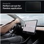 Spigen Glas.tR EZ Fit Verre Tesla Model 3 (2017-2023) / Model Y (2020-2025), Kit d'installation fourni, Anti-trace de doigt, Mat