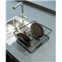 WENKO Égouttoir à Vaisselle Drip | Egouttoir évier Moderne | Accessoires Cuisine | Bac d'égouttage Amovible | Nettoyage Facile |