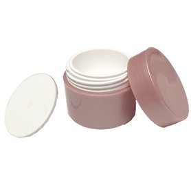 Nailart Lot de 15 pots vides à double paroi pour gel UV ou cosmétique Doré rose Env. 5 ml Nailart Lot de 15 pots vides à double paroi pour gel UV ou cosmétique Doré rose Env. 5 ml