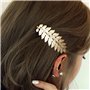 Huture Pinces à Cheveux Rétro Métal Antidérapantes Barrettes Épingle Dorées Accessoires Adorables pour Femmes Triangle de Cercle