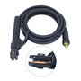 Pince de maintien pour électrodes de soudage avec porte-électrodes 200 A ou 300 A (16 mm²/200 A mandrin 9 mm (5 m)