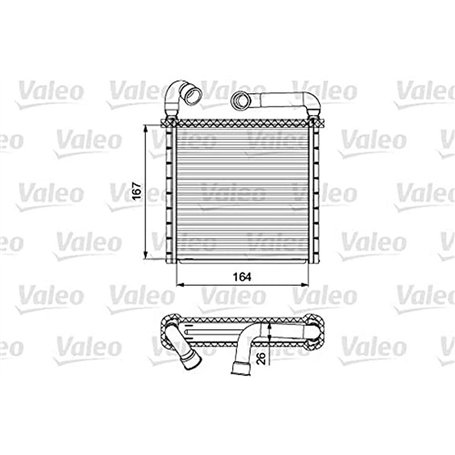 VALEO-811506-Système de chauffage-Systèmes de climatisation VALEO - Radiateur de chauffage à hautes performances -