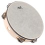 AKLOT 10"Tambourin Tambour 8 paires Double Row Metal Bell Jingles Hêtre Percussion Instrument éducatif musical pour Party Dance