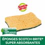 Scotch-Brite Classic Éponge à Récurer en Cellulose Non Rayante - 6 Pièces - Tampon à Récurer Très Absorbant Indiqué pour Les Tâc