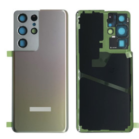iYAiYO Couvercle Arrière Verre avec Lentille Caméra pour Samsung S21 Ultra Pièce de Rechange Boîtier Couvercle de Batterie Arriè iYAiYO Couvercle Arrière Verre avec Lentille Caméra pour Samsung S21 Ultra Pièce de Rechange Boîtier Couvercle de Batterie Arriè
