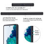 YLK 1 Pièces Coque Samsung Galaxy S20 FE / S20 FE 5G, Doublure en Fibre, Etui Housse Silicone Mince Souple Anti-Rayures Antichoc