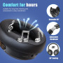 BERIBES Casque Bluetooth sans Fil - Durée de Lecture : 65 h -avec Micro 6 Modes EQ - Style Around-Ear - avec Microphone - pour i