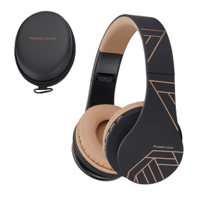 PowerLocus Casque Bluetooth sans Fil, Pliable Casque Audio Stéréo, Oreillette Bluetooth avec Micro Intégré/Micro SD/FM Radio pou PowerLocus Casque Bluetooth sans Fil, Pliable Casque Audio Stéréo, Oreillette Bluetooth avec Micro Intégré/Micro SD/FM Radio pou