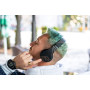 PowerLocus Casque Bluetooth sans Fil, Pliable Casque Audio Stéréo, Oreillette Bluetooth avec Micro Intégré/Micro SD/FM Radio pou