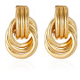 Boucles d'oreilles femme, Boucle d oreille femme, Boucles d'oreilles Créoles Épaisses 14K Or Argent 925 Plaqué Chunky Creoles Ca