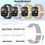 BDIG Métal Bracelet Compatible avec Xiaomi Redmi Watch 5/Xiaomi Redmi Watch 4 /Xiaomi Mi Band 9 Pro,Bracelet en Acier Inoxydable