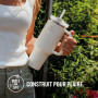 Stanley Quencher H2.0 FlowState Mug Isotherme avec Paille 1.2L - Froid Pendant 11 Heures - Glacé Pendant 48 Heures - Thermos Lav