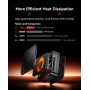 NiPoGi E3B Mini PC AMD Ryzen 7 7730U (jusqu'à 4.5GHz,8C/16T) Micro Ordinateurs de Bureau 16GB RAM 512GB SSD, WiFi 6, BT5.2, Trip