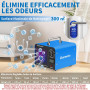 Charmofun Générateur d'Ozone Domestique 60000 mg/h, Machine à Ozone avec Affichage de la Température et de l'Humidité, Générateu