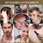 Surker Tondeuse Barbe Homme Tondeuse Cheveux Professionnelle Avec Lame en T de Coupe de Cheveux Chauve 0 mm Rasoir électrique To