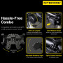 Nitecore BM06 Support de Phare pour vélo HC60 UHE, HC65 UHE Compatible avec VTT