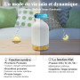 Diffuseur D'huiles Essentielles avec 6x10ml Set d'huiles Essentielles Diffuseur Electrique Ultrasonique Aromathérapie en Céramiq